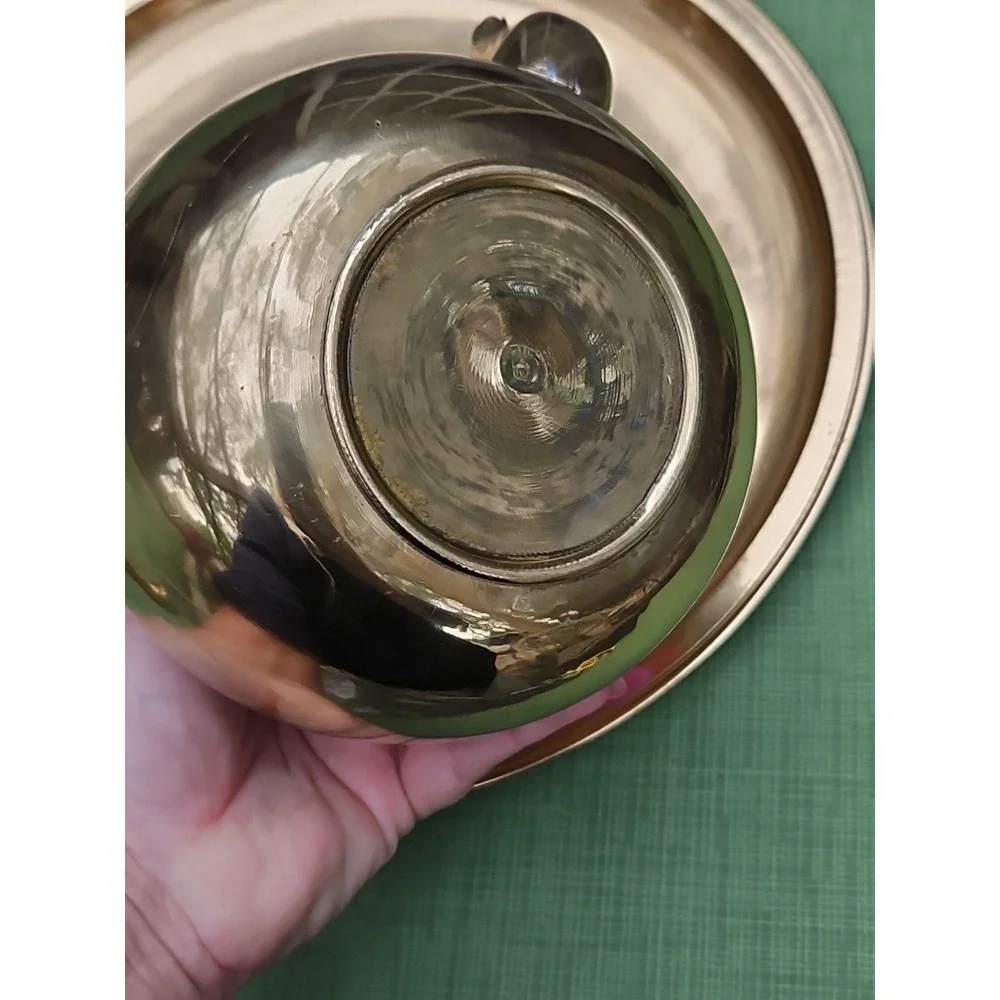 VTG Brass Tea Set 13
